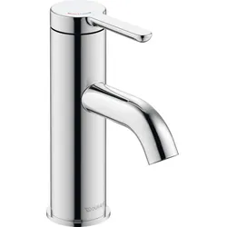 Duravit C.1 Waschtischarmatur S C11013002010 MinusFlow, ohne Zugstange, Chrom Hochglanz