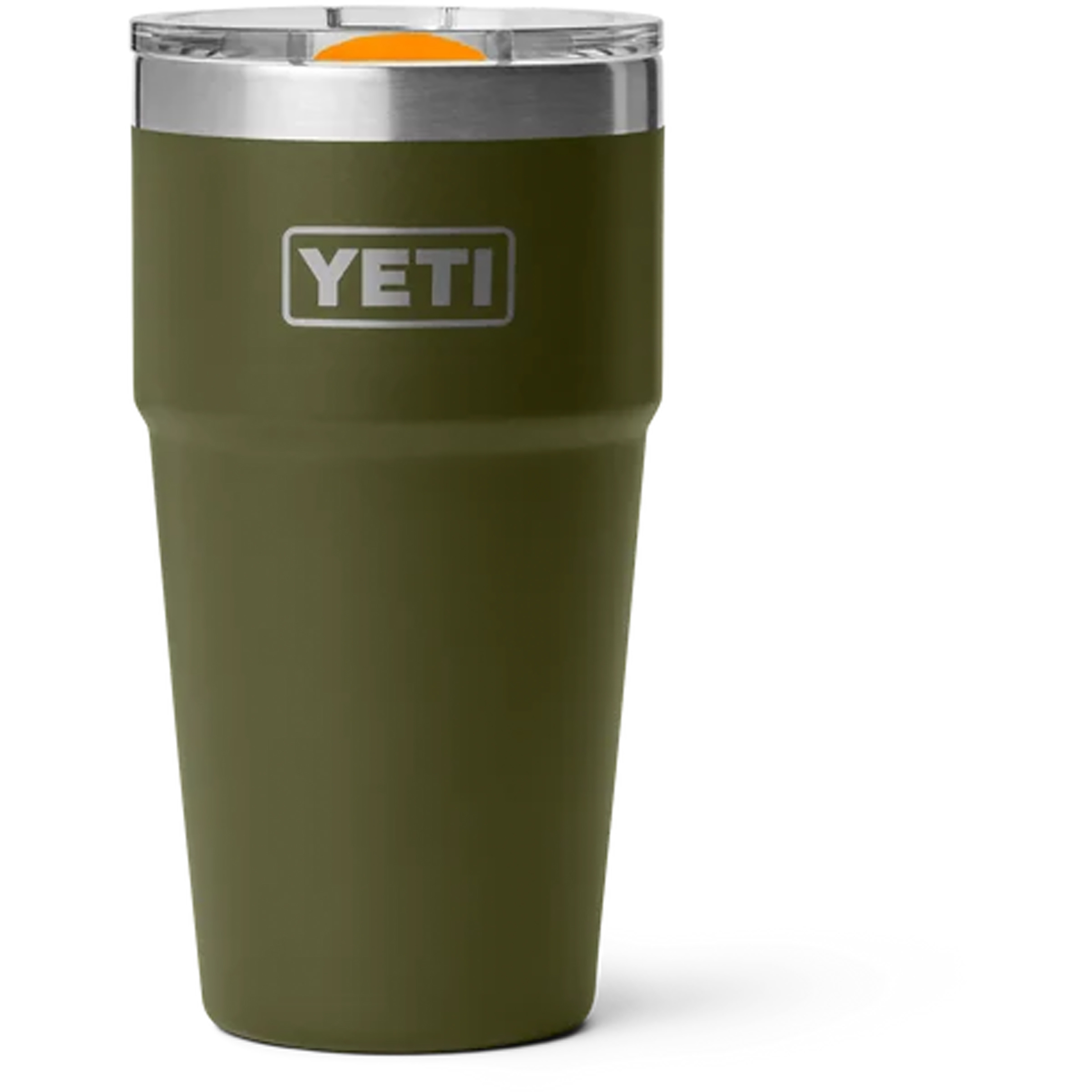 Yeti Rambler 20oz Stackable Isolierbecher Isolierflaschen olive-king crab orange Größe 591ml Camping