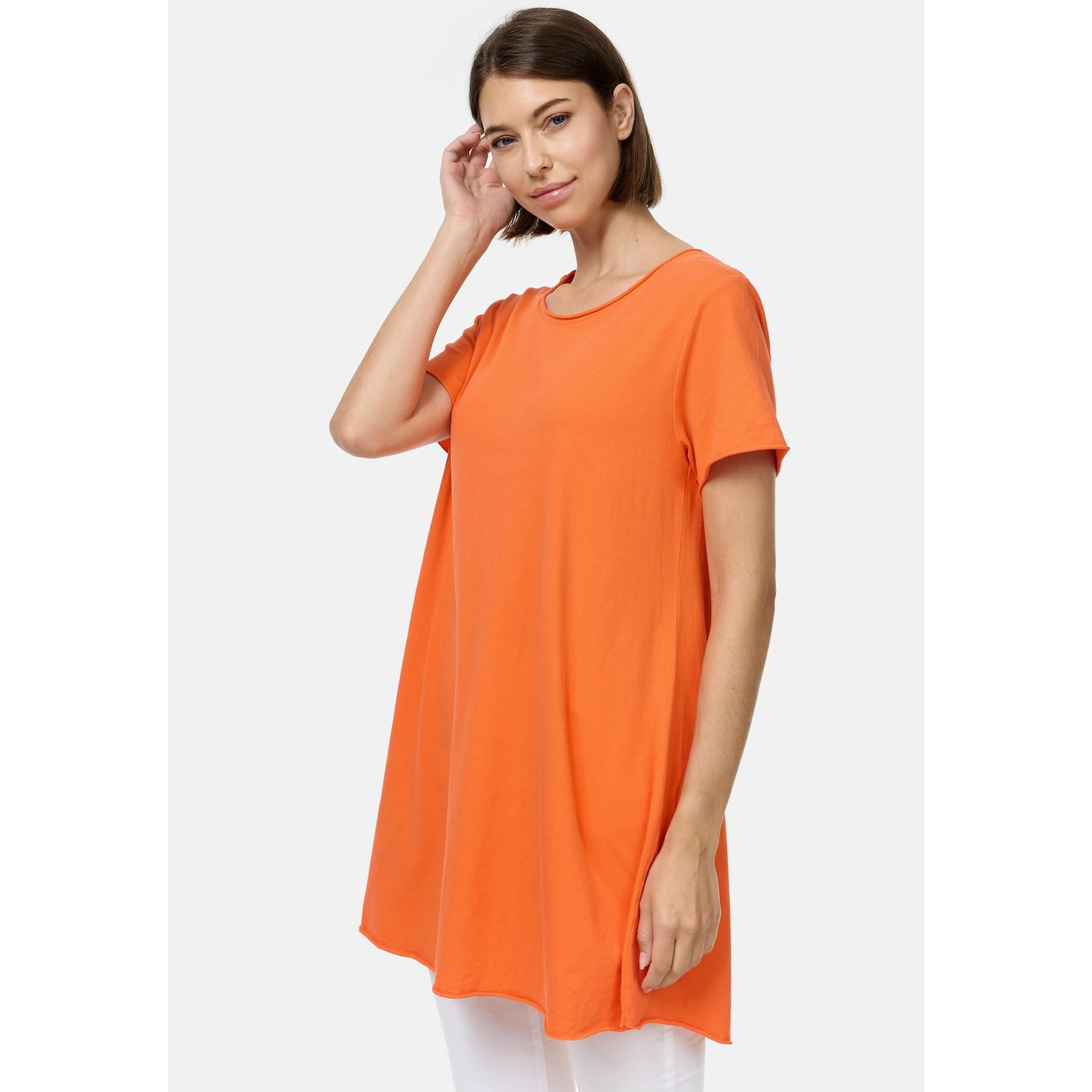 PM SELECTED Damen Ausgestelltes Long T-Shirt in Einheitsgröße PM59