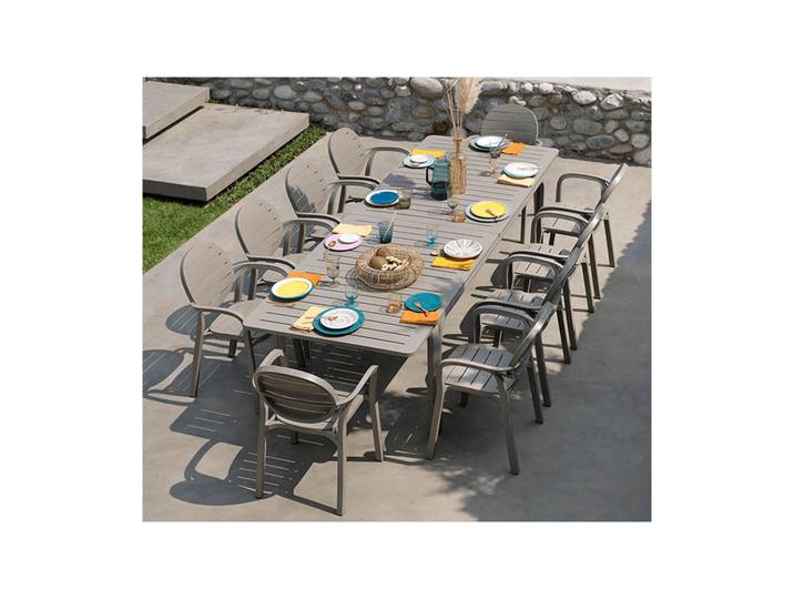TABLE DE JARDIN EXTENSIBLE EN ALUMINIUM ALLORO