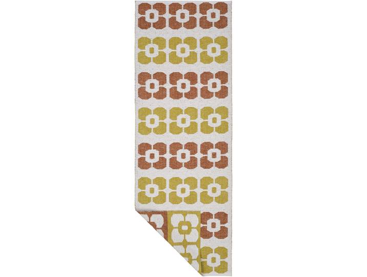 HORREDSMATTAN Outdoor-Teppich Florian Rust Blumenmuster Polyester 70 x 350 cm - Outdoor-Teppich