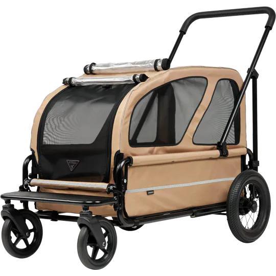 AirBuggy Hundeanhänger bis 55 kg - Transportset, Farbe: Beige