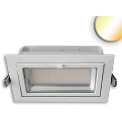 ISOLED LED Shop-Downlight BOX, 32W, ColorSwitch 3000|4000|6000K, 4600lm, IP65, dimmbar, schwenkbar, weiß ISO-115993