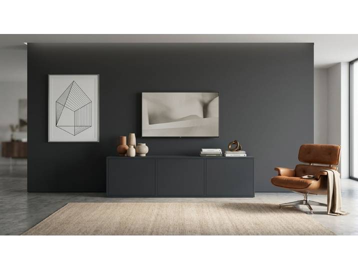Schwarzes Lowboard – gratis Magazin Premium Dekore Schwarz