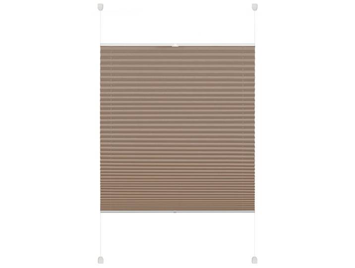 Plissee GARDINIA EASYFIX PIA, ohne Bohren, verspannt, Klemmfix, blickdicht Gr. 5, grau (taupe), B:60cm H:130cm, Obermaterial: 100% Polyester. Ablage oben: 100% Polyester. Abzug (Laterne): 100% Polyester. Schal: 100% Polyester. T-Shirt: 100% Polyester, Plissees, Plissee, mit patentiertem Trägersystem