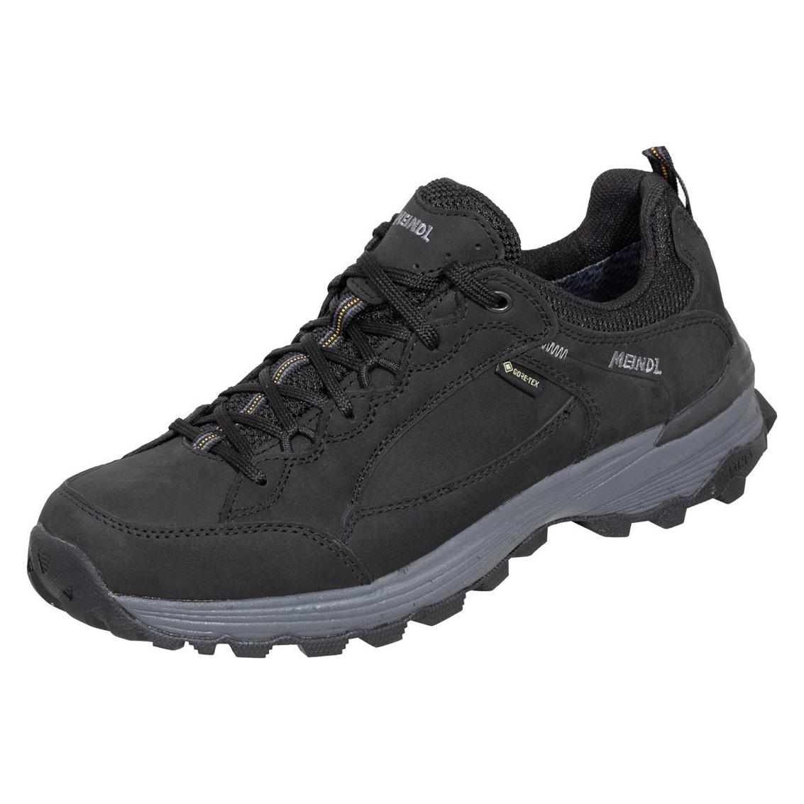 Meindl Freizeitschuh Toledo GTX Gr.6,5 schwarz Nubukleder/Velourleder Goretex (40) (3469-01-6,5)