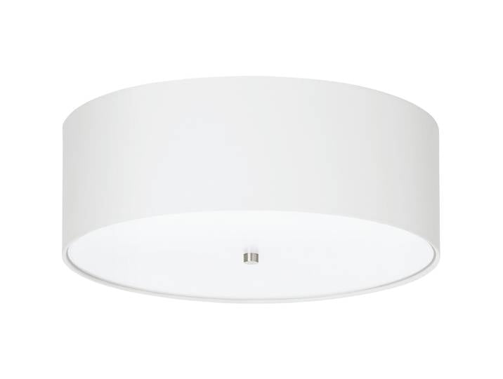 Eglo Deckenlampe Pasteri Nickel matt Stahl B 47.5 cm - Deckenlampe