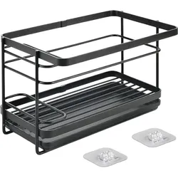 Metaltex Tokyo LAVA Spülbecken-Organizer mit U-Fix Haken Klebehakensystem