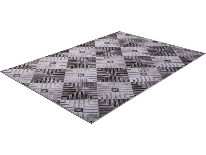 Teppich GINO FALCONE Serena GF050 , beige, B:70cm H:7mm L:140cm, Kunstfaser, Teppiche, Teppich, gedruckte Felloptik, ideal im Wohnzimmer & Schlafzimmer