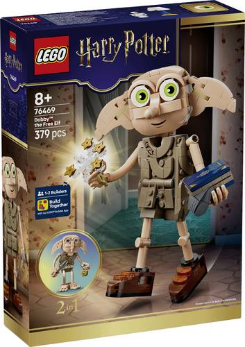 76469 LEGO HARRY POTTER Dobby, der Freie Elf Bauspielzeug für Kinder 2-in-1-Set