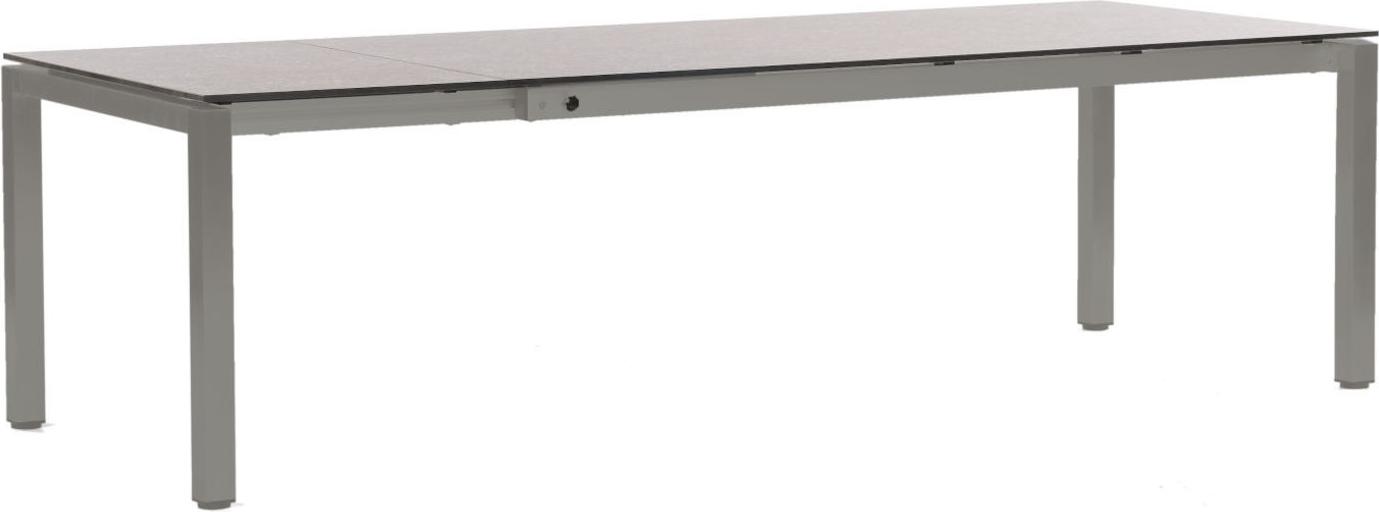 Sonnenpartner Base Ausziehtisch 200/260x100 cm Aluminium mit wählbarer Tischplatte