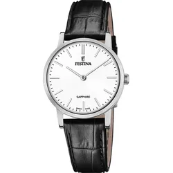 Festina Quarz Damen Swiss Made F20013/1 - weiß,schwarz - 29.3mm