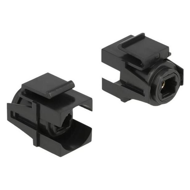 Delock Keystone Modul TOSLINK Buchse > TOSLINK Buchse schwarz (Keystone Modul) (86868)