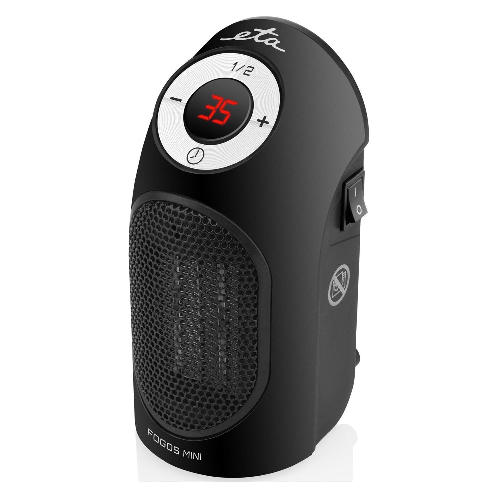 ETA Heater ETA162390000 Fogos mini Fan heater, 400 W, Suitable for rooms iki 8 m², Juodas (ETA162390000)