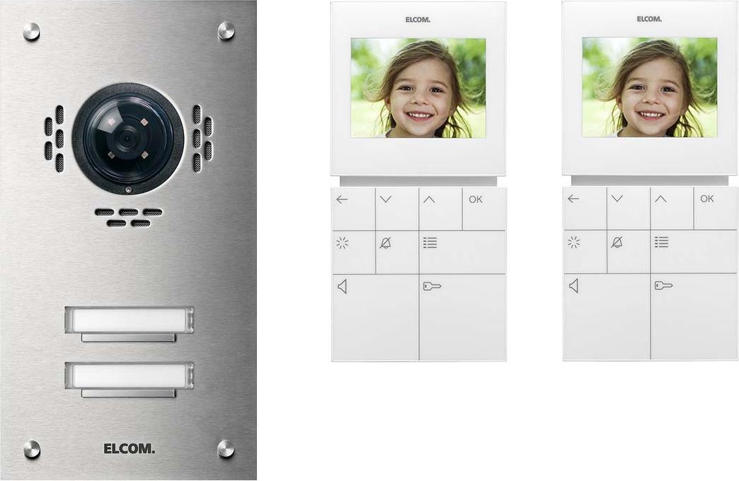 ELCOM KOMMUNIKATION GMBH ELCOM Videoset 2WE,Color VSZ-2EM m.BVF-510 1087628