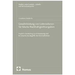 Gewährleistung von Unternehmen für falsche Nachhaltigkeitsangaben, Fachbücher von Gaudenz Giesberts