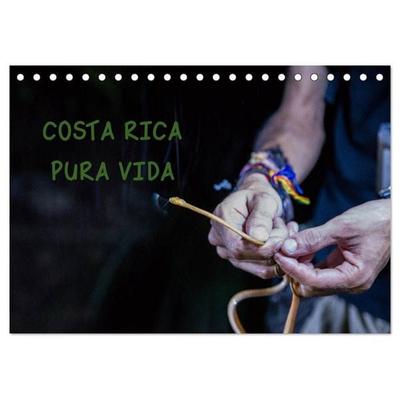 COSTA RICA - PURA VIDA (Tischkalender 2027 DIN A5 quer), CALVENDO Monatskalender