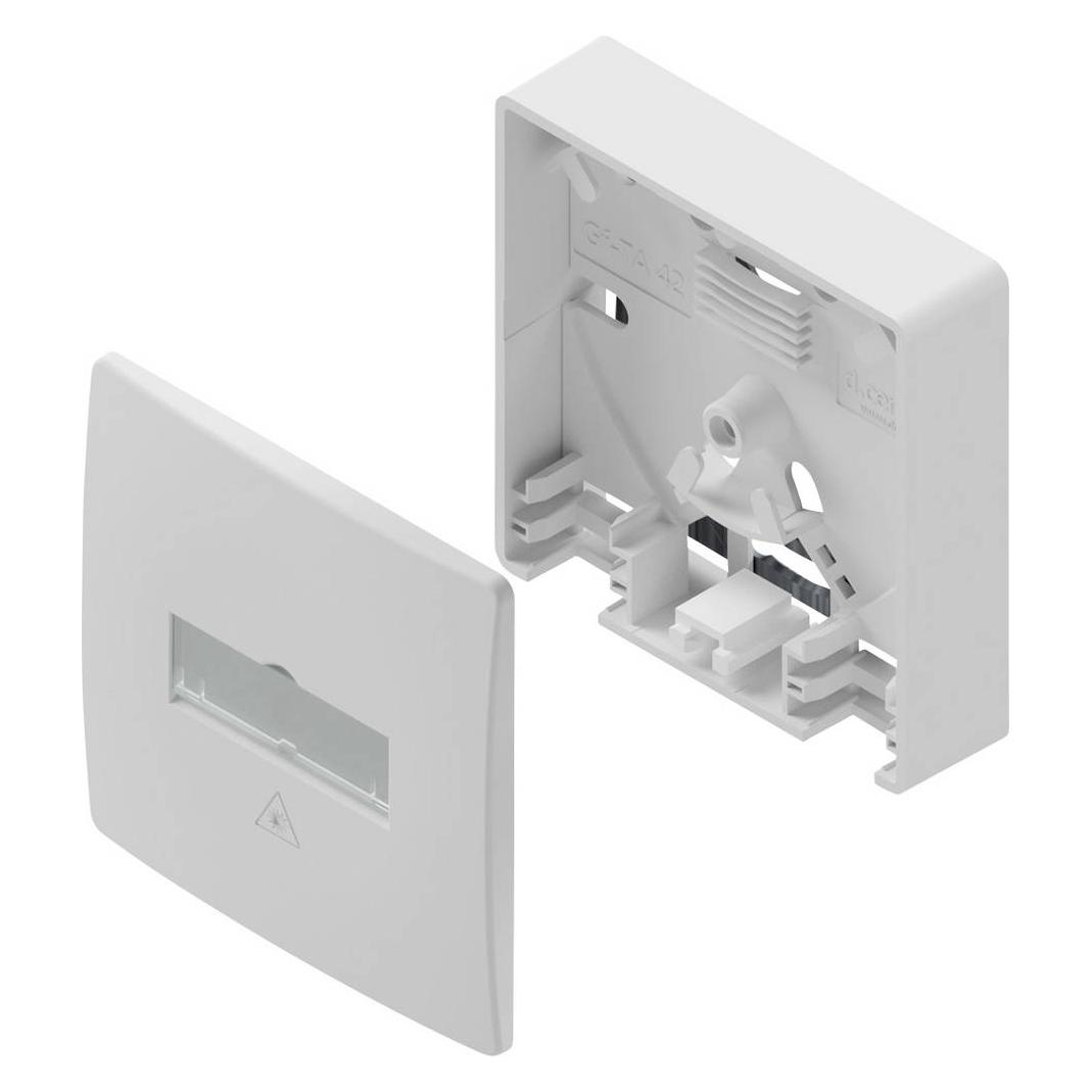 ZVK d.center Gf-TA 42 pour jusqu'à 2 connecteurs LC-D / SC-S, vide (GFTA42)
