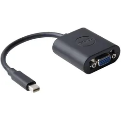 Dell Mini DP zu (Mini DP, VGA), Video Adapter, Schwarz