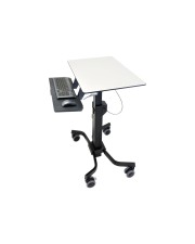 Ergotron TeachWell Mobile Digital Workspace Wagen für Notebook/Tastatur/Maus Stahl Graphitgrau (24-220-055)