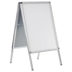 Contacto Ersatzfolie zu 7692/002 DIN A2, in din-plakatformaten, wetterfestes 32 mm eloxiertes aluminiumprofil, mit beidseitigem klapprahmen