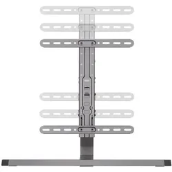 Hagor 8701 TV-Halterung (75 Zoll) (40 kg, 55" - 75"), TV Ständer, Silber, Grau