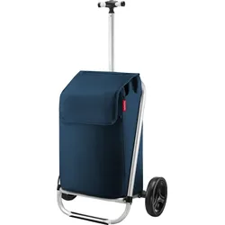 Shopping Trolley Einkaufswagen dunkelblau