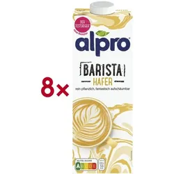 alpro Milchalternative: »Barista Hafer Drink« 8x 1 Liter