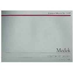 6 geistliche Lieder für mittlere Stimme und Orgel, Fachbücher von Tilo Medek