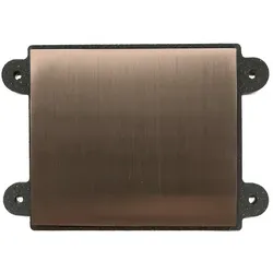 DoorBird Gravierbare Edelstahlblende für D2101XH – Bronze-Optik (PVD)