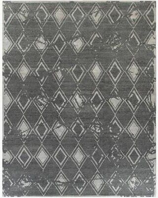Ben Soleimani Borrado New Zealand Wool and Viscose Hand-Knotted Rug