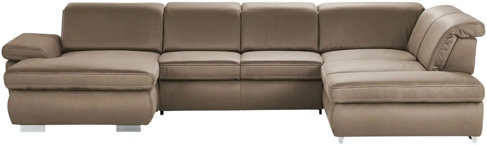 Lounge Collection Wohnlandschaft mit verschiedenen Funktionen Amanda ¦ braun ¦
