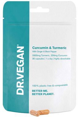 Dr. Vegan Curcumin & Turmeric 3300 mg 30 cápsulas