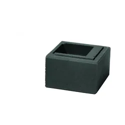 WESERWABEN® Mauersteine Trend-Line Classic Anthrazit glatt Mauerstein 1⁄2