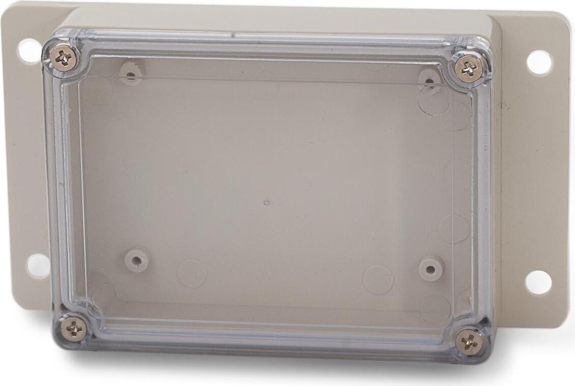 Edi-tronic ABS-behuizing met transparant deksel, B/D/H: 115 x 85 x 35 mm