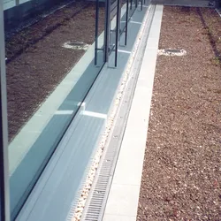 ACO Self® Stegrost Edelstahl  für Profiline Holzterrassenrinne 1m