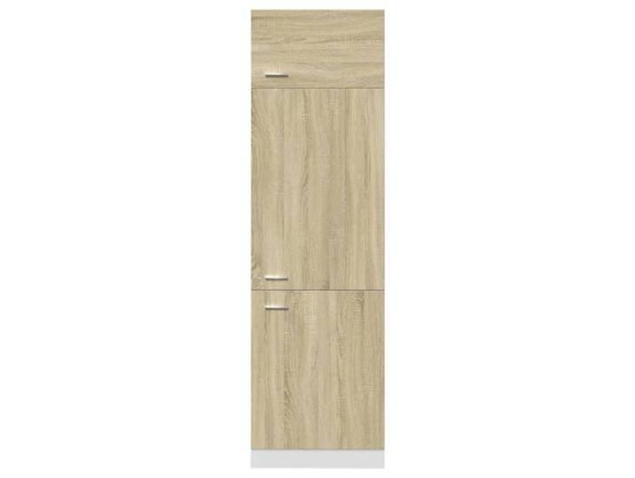 Meubles de cuisine - OMABETA - Armoire de réfrigérateur Chêne sonoma 60x57x207 cm Aggloméré - OM01860