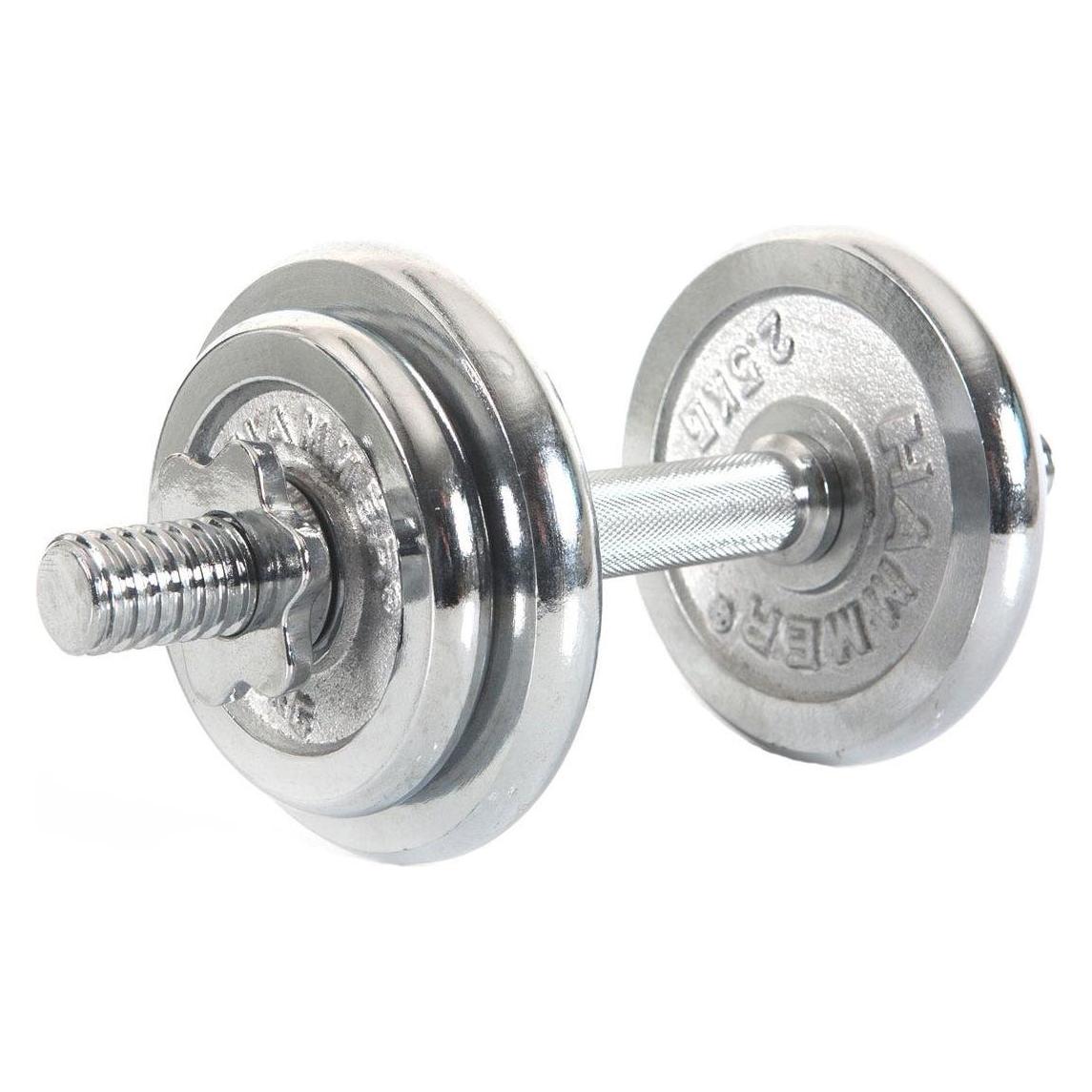 Hammer Fitness Chrom-Kurzhantel-Set (1 x 10 kg) (6750)