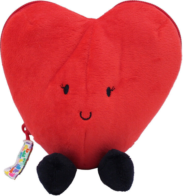 Peluche Flipetz collection Heart Flower rouge - Les Déglingos