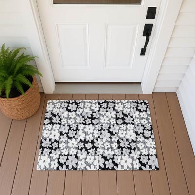 Addison Rugs Machine Washable Indoor/ Outdoor Floral Krissy Chantille Rug