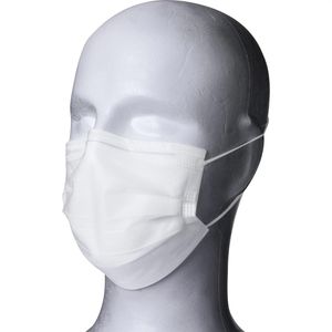 Franz-Mensch Mundschutz Hygostar, 2-lagig, PP-Vlies, Gummibänder, weiß, 100 Stück
