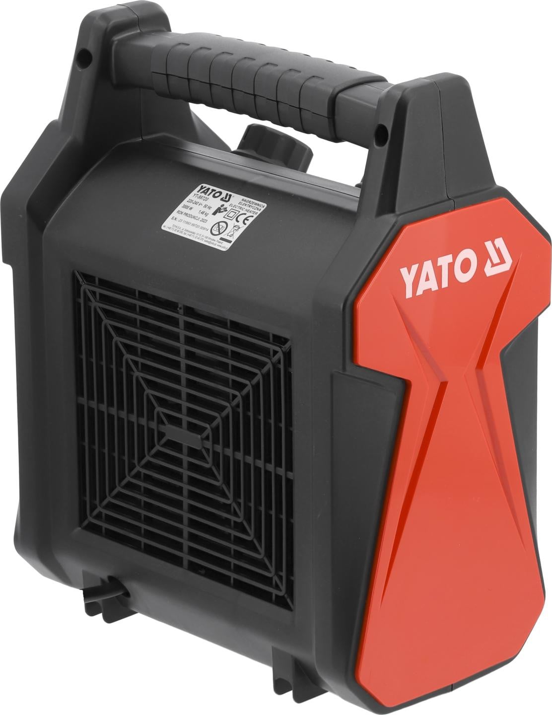 YATO Elektrische PTC-verwarmingsunit 3 kW met kunststof behuizing