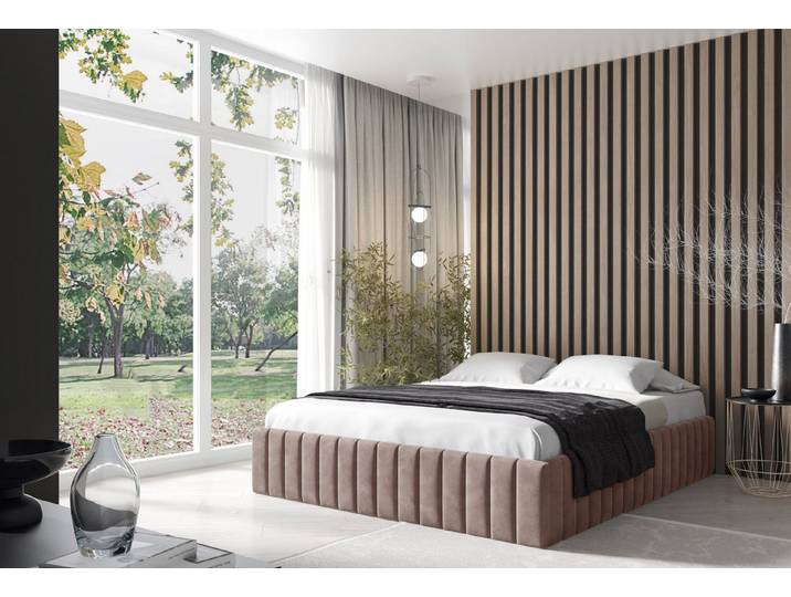 yourhouse24 Polsterbett Borneo Doppelbett Bettgestell Lattenrost