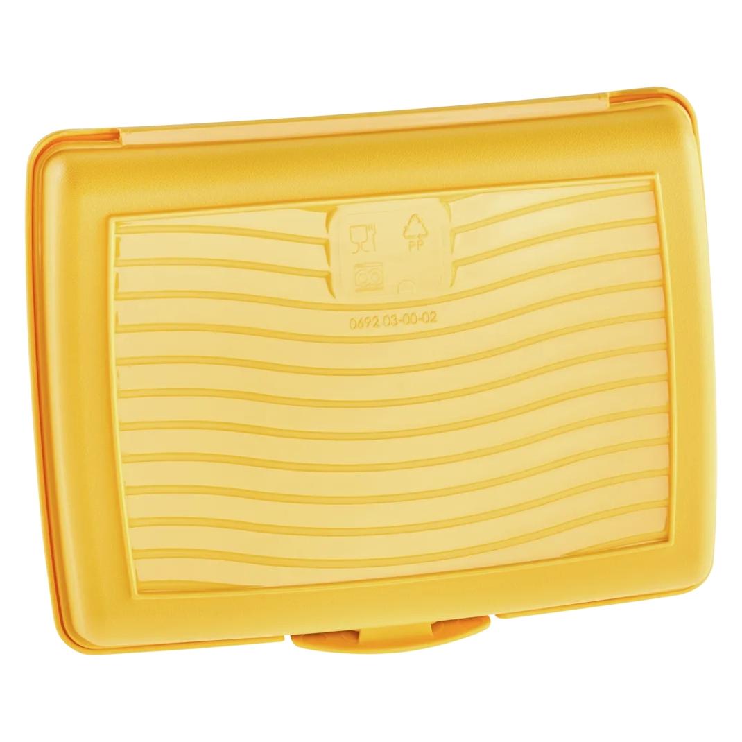 keeeper Brotdose carla mini Minions Mosaic, 0,5 L, gelb Deco-Click-Box mini, PP, praktischer Verschluss (1070420536100)