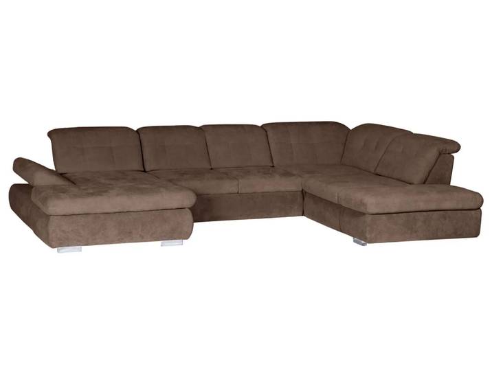 Ecksofa Sursee Basic Polipol / Farbe: Bambus / Material: Stoff Basic