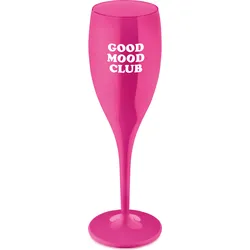 Cheers Sektglas mit Aufschrift Good Mood Club