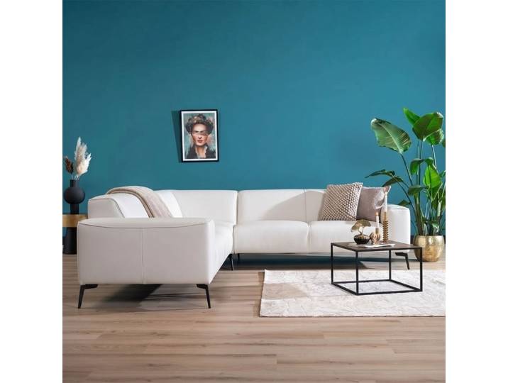 Bronx71 Ecksofa Vegas Stoff beige links/rechts