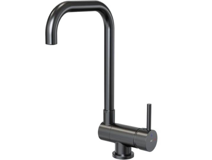 Essebagno New Oslo mitigeur évier rabattable gris gun métal