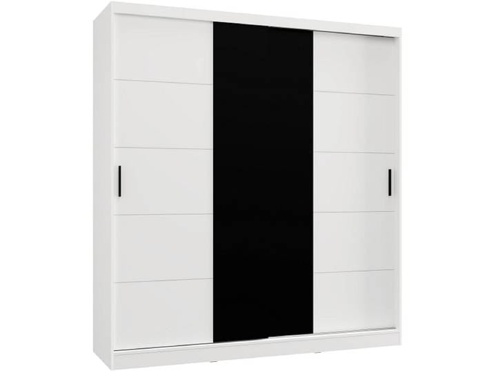 Schwebetürenschrank KINGSTON weiss 2 Türen