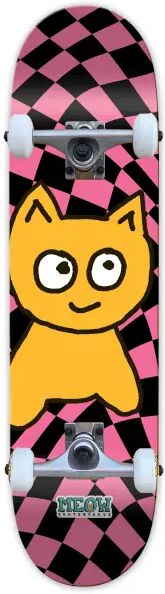 Meow Skateboards Kids Skateboard Meow Soft Top (6.5" - Pink)  - Pink - Size: 6.5"